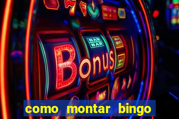 como montar bingo brinquedos toia