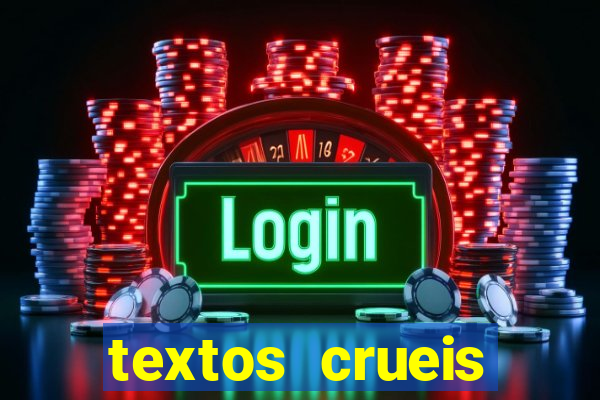 textos crueis demais pdf