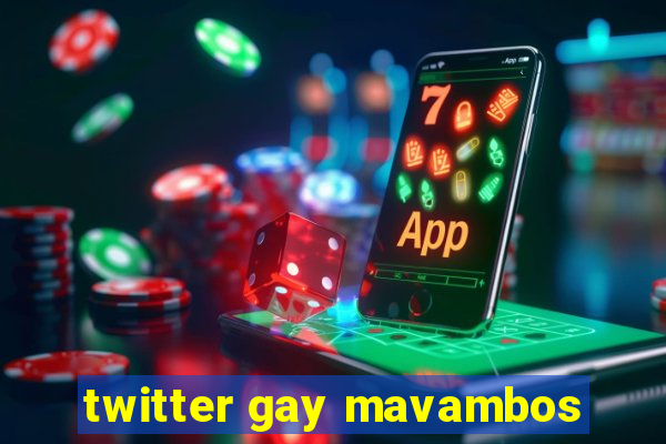 twitter gay mavambos