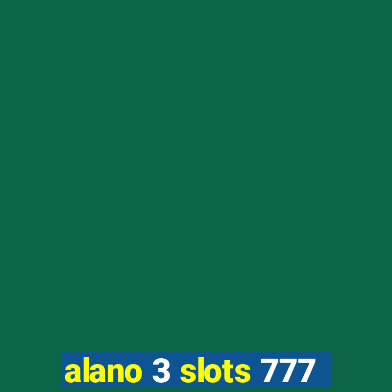 alano 3 slots 777