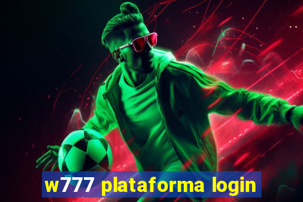 w777 plataforma login