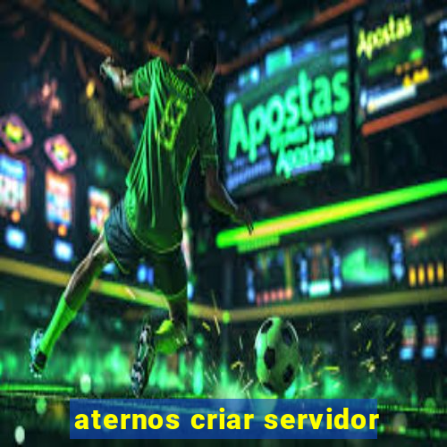 aternos criar servidor