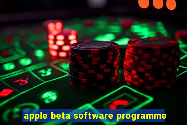 apple beta software programme