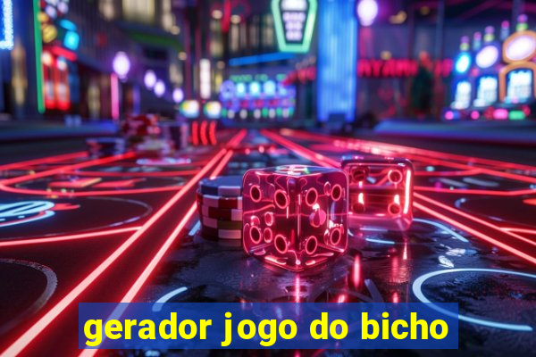 gerador jogo do bicho