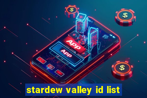 stardew valley id list