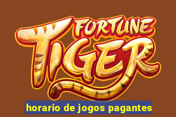 horario de jogos pagantes