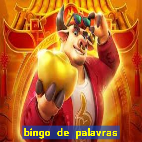 bingo de palavras cha de bebe