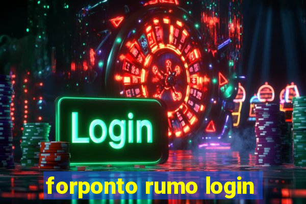 forponto rumo login